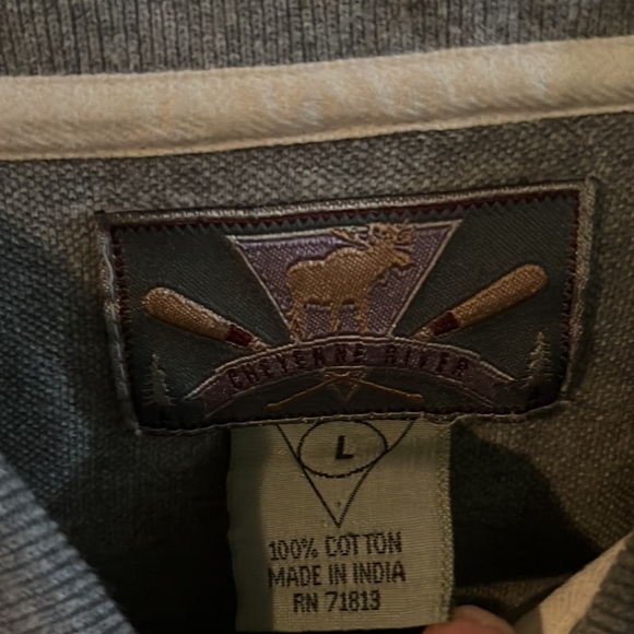 VINTAGE USA TENNIS SHIRT SIZE LARGE POLO - Picture 3 of 4